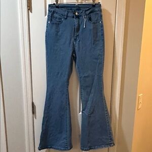 Women’s Blue Flared Jeans